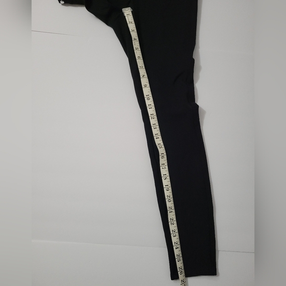 Bar III Black Punk Rock Scene Studded Minimalist High Waist Leggings - Picture 6 of 11